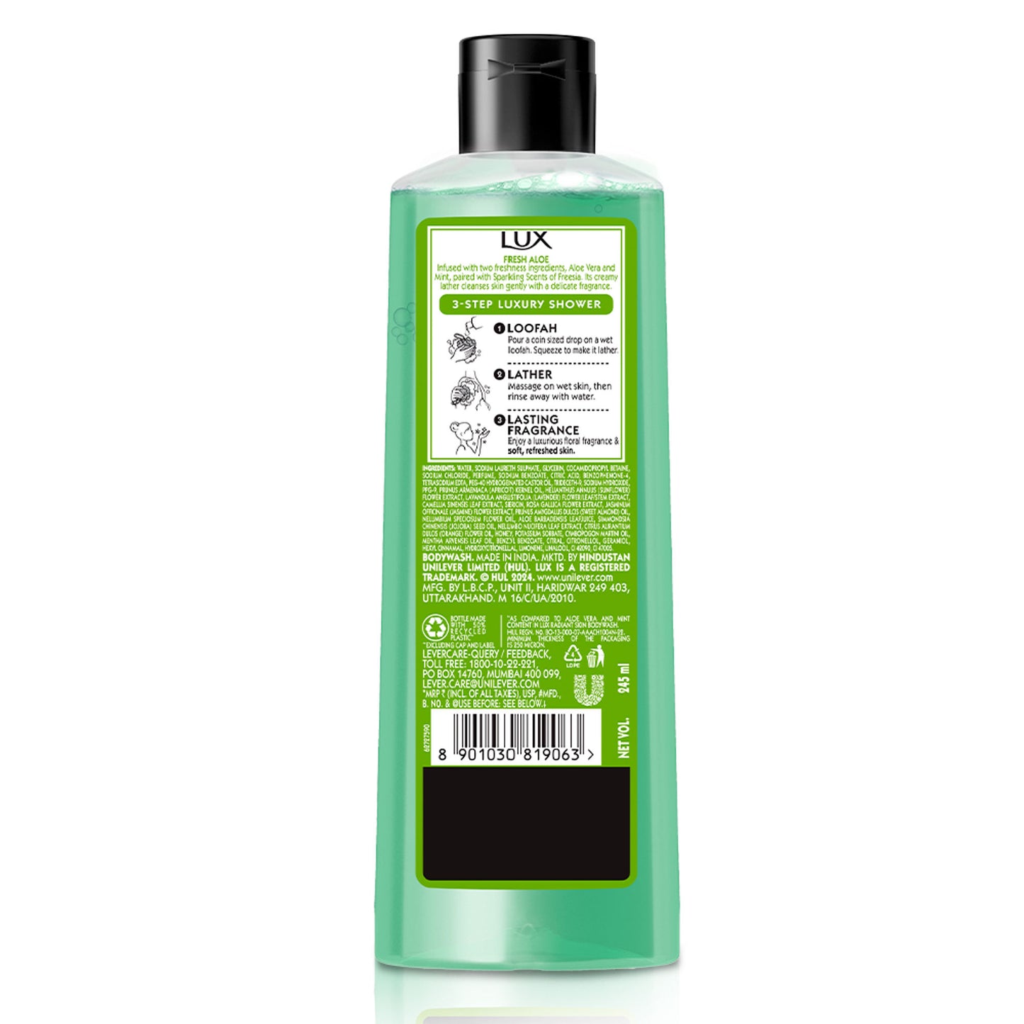 Lux Freesia Fresh Aloe Vera Bodywash Shower Gel