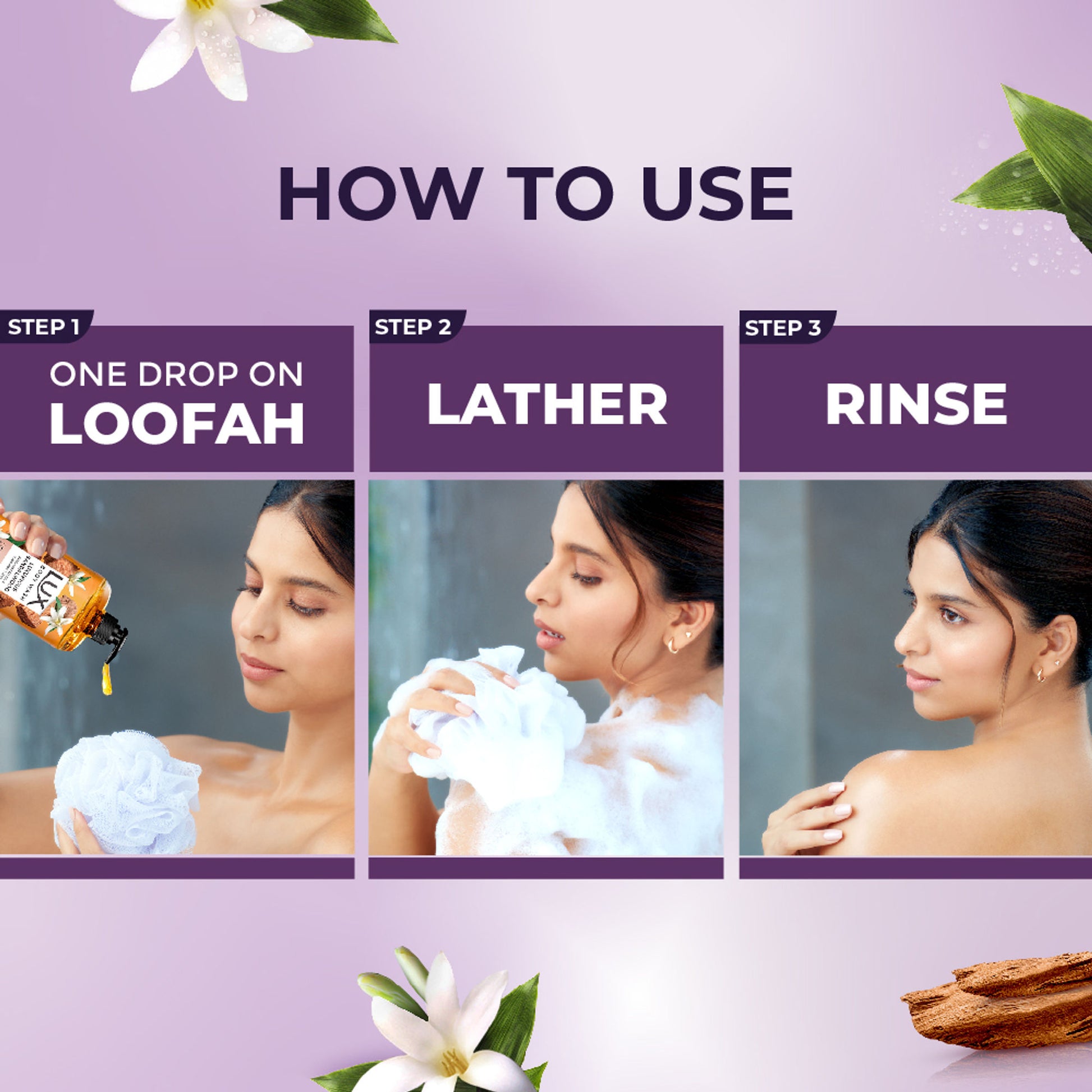 Lux Luxurious Sandalwood Body Wash