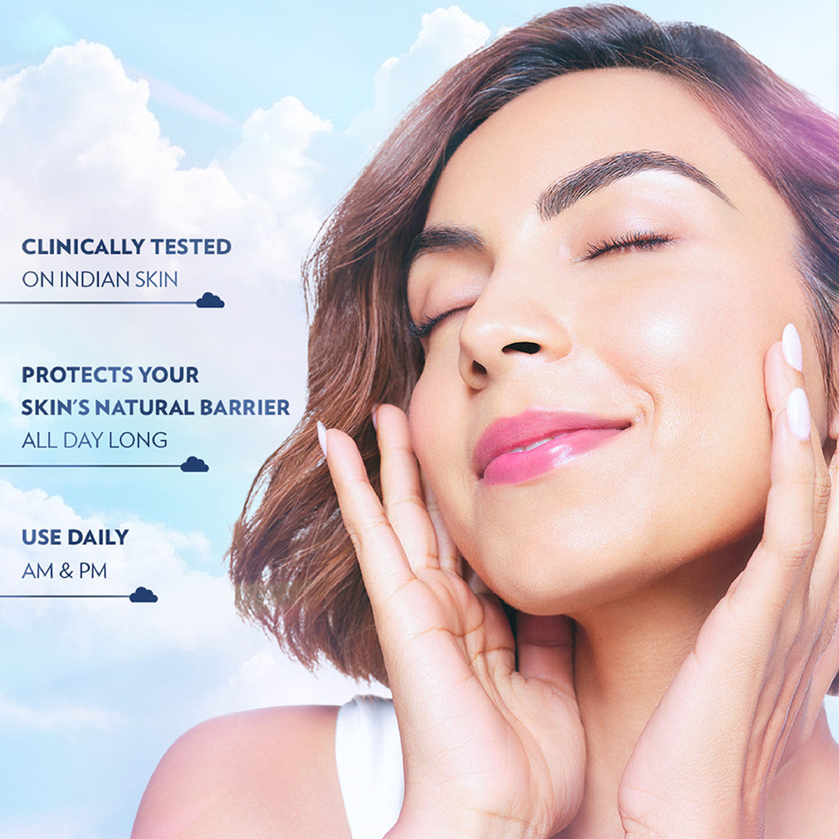Vaseline Cloud Soft Light Moisturiser,100 Hours Non-Sticky Hydration,Ceramides & Hyaluron