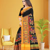 Dhiyona RV Women's Cotton Silk Heavy Kutchi Work With Peacock Design Embroidered Saree  ( KVD861 )