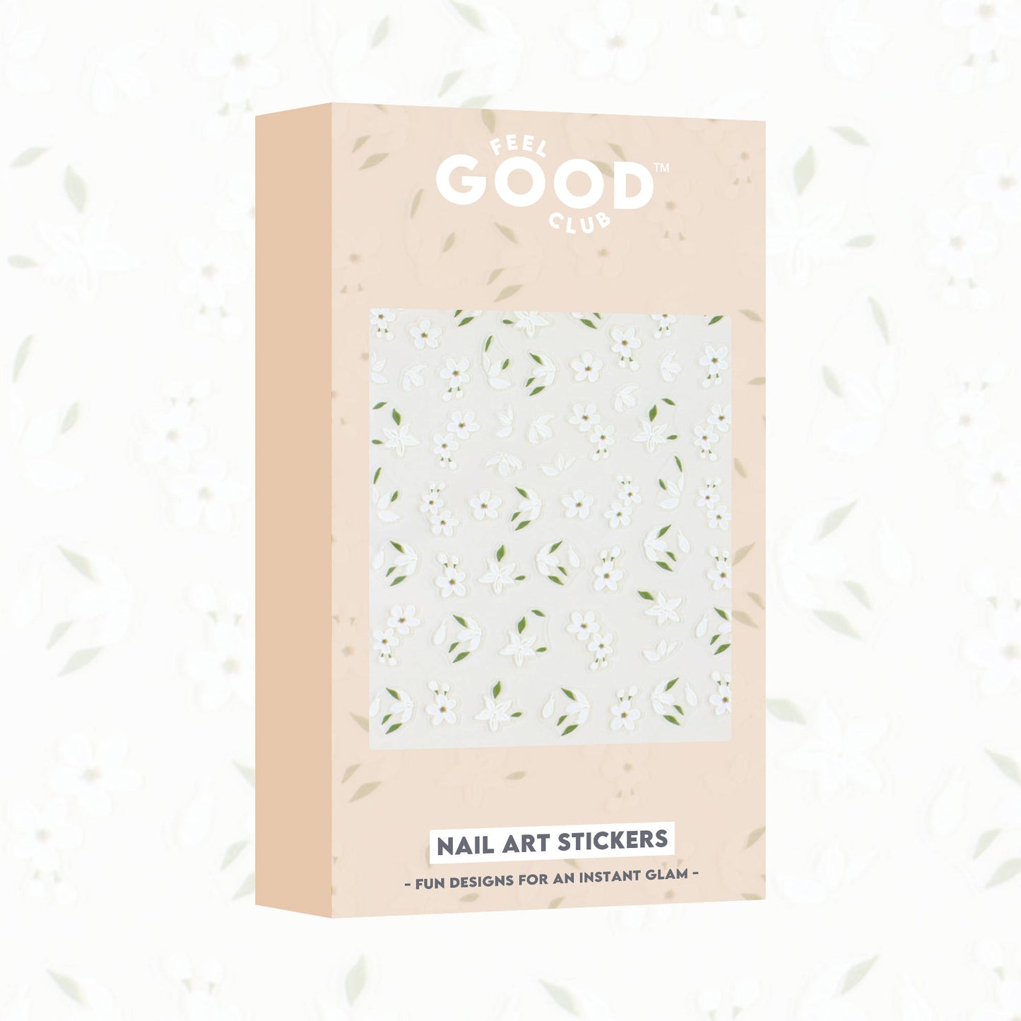 Feel Good Club Pure Bloom Nail Stickers For Quick Nail Art - Peel & Apply After Nail Polish Enamel