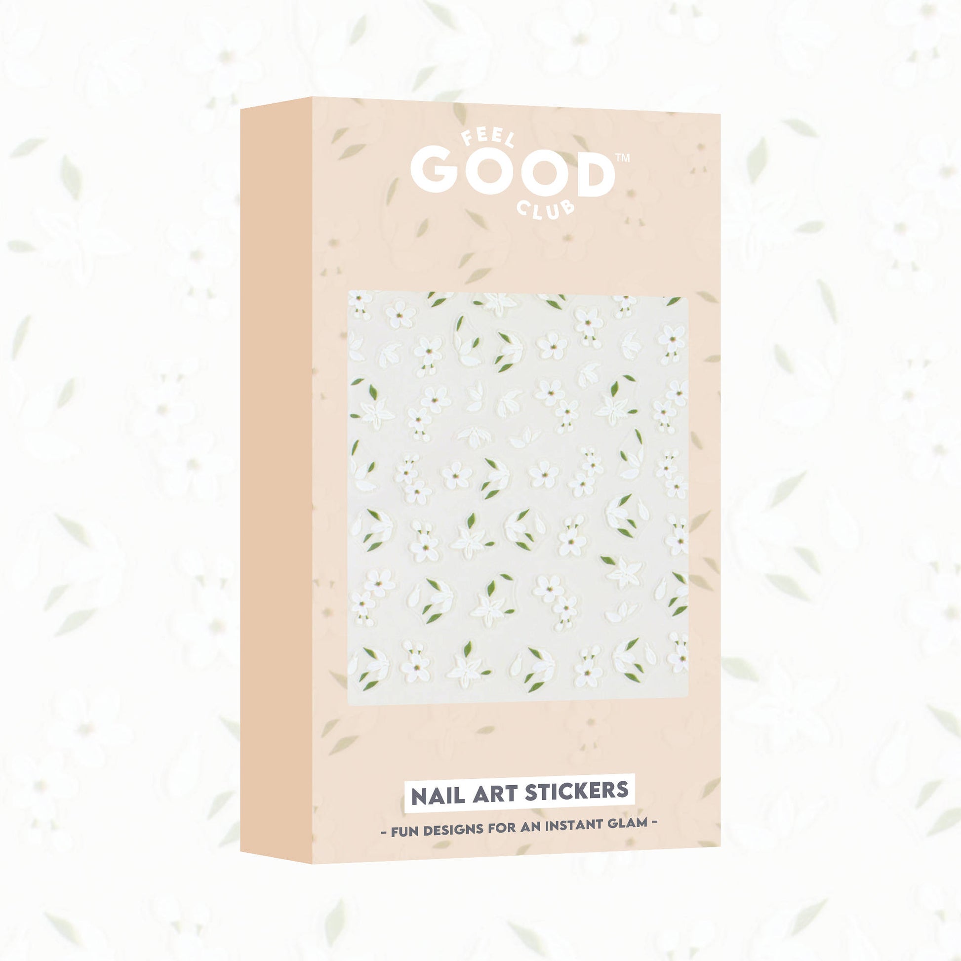 Feel Good Club Pure Bloom Nail Stickers For Quick Nail Art - Peel & Apply After Nail Polish Enamel