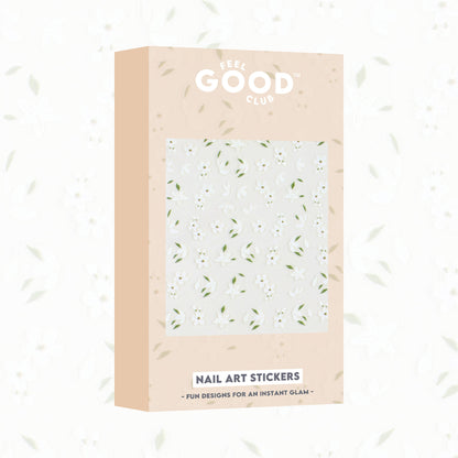 Feel Good Club Pure Bloom Nail Stickers For Quick Nail Art - Peel & Apply After Nail Polish Enamel