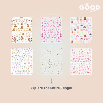 Feel Good Club Pure Bloom Nail Stickers For Quick Nail Art - Peel & Apply After Nail Polish Enamel