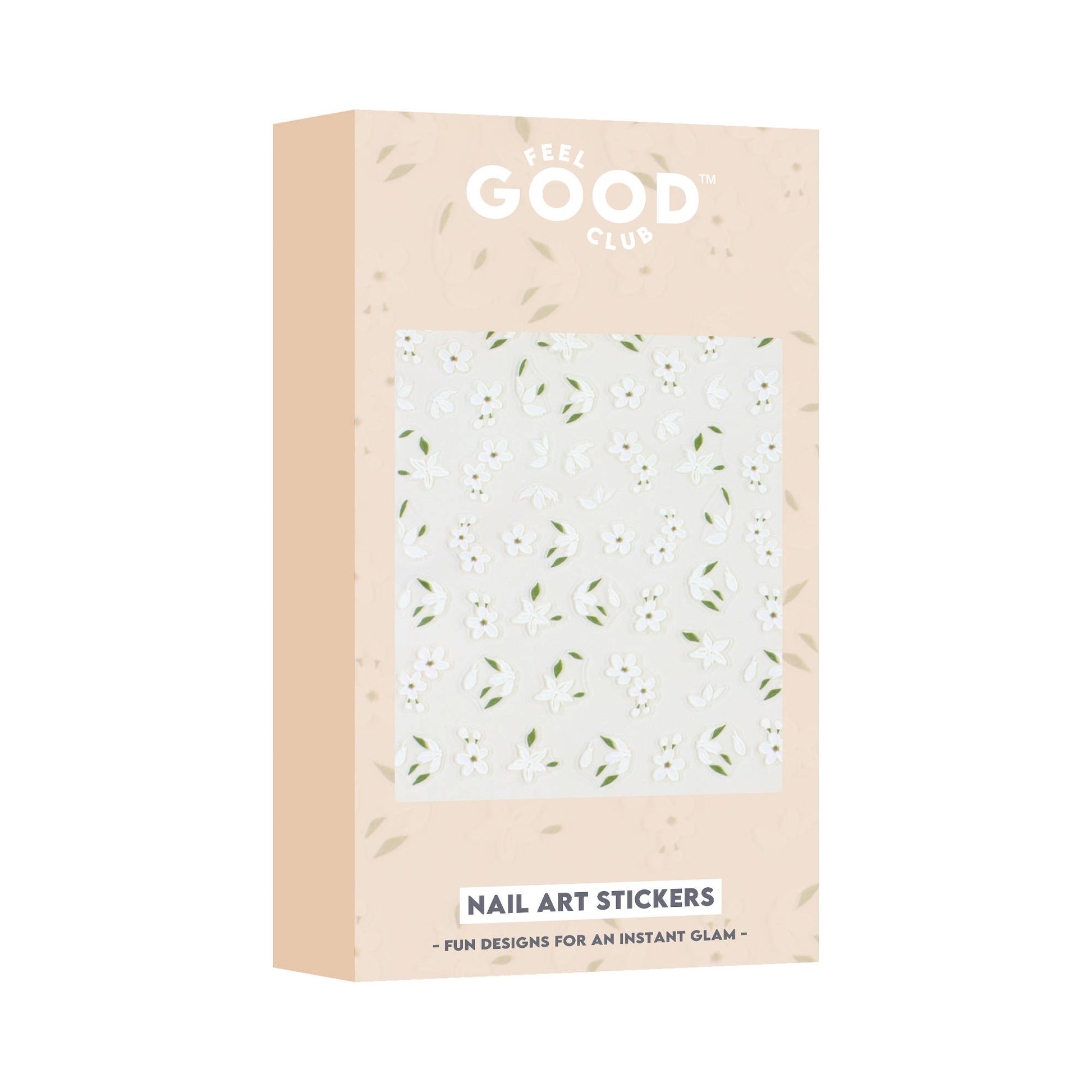 Feel Good Club Pure Bloom Nail Stickers For Quick Nail Art - Peel & Apply After Nail Polish Enamel