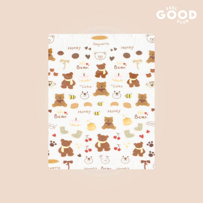 Feel Good Club Bows & Bears Nail Stickers For Quick Nail Art - Peel & Apply After Nail Polish Enamel