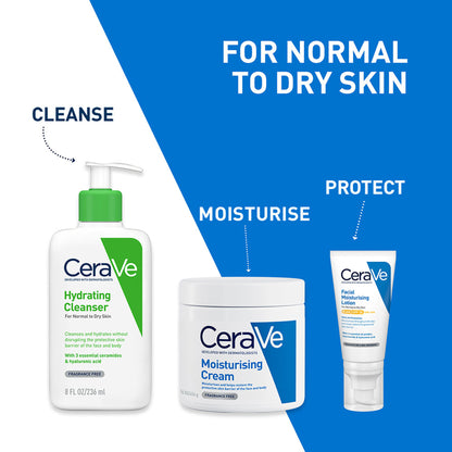 CeraVe AM Facial Moisturizer With Sunscreen SPF 30 UVB + UVA, Dermatologist Recommended Day Cream