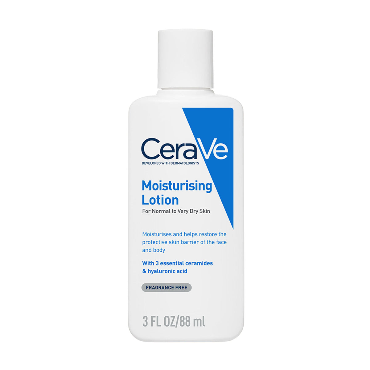 CeraVe Moisturizing Body Lotion for normal to dry skin with ceramides, dermatologist recommended, in a pump bottle.