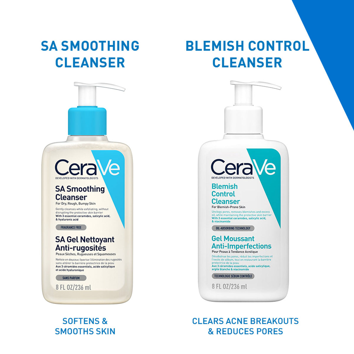 CeraVe Blemish Control Cleanser With 2% Salicylic Acid & Niacinamide For Acne-Prone Skin