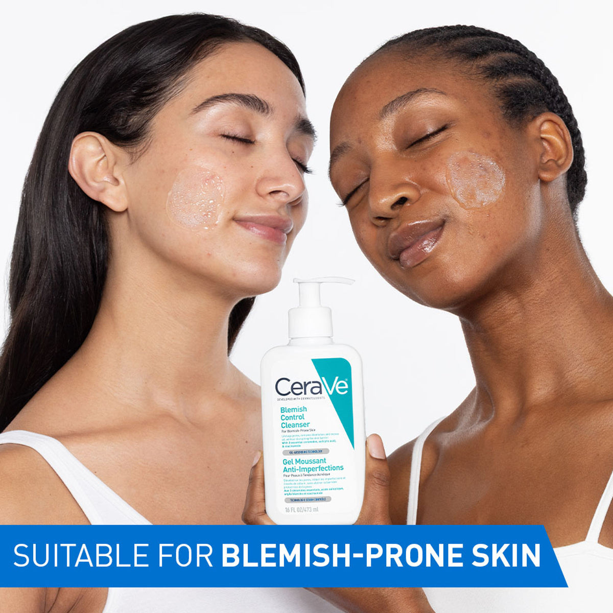 CeraVe Blemish Control Cleanser With 2% Salicylic Acid & Niacinamide For Acne-Prone Skin