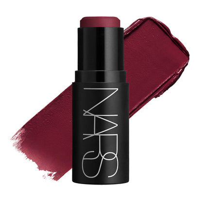 NARS The Multiple Fierce multi-use stick with vibrant, bold color for cheeks, lips, and eyes in a sleek compact.