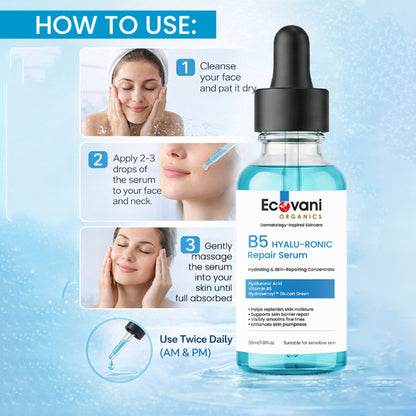 ECOVANI Hyaluronic Acid Face Serum With Vitamin B5