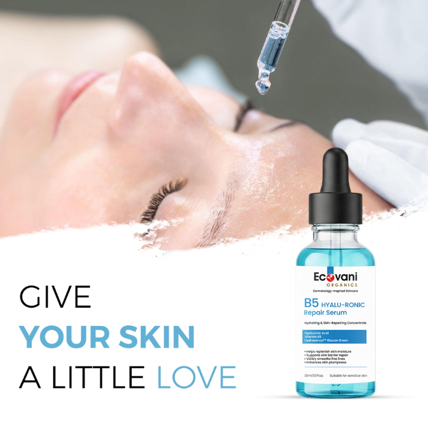 ECOVANI Hyaluronic Acid Face Serum With Vitamin B5
