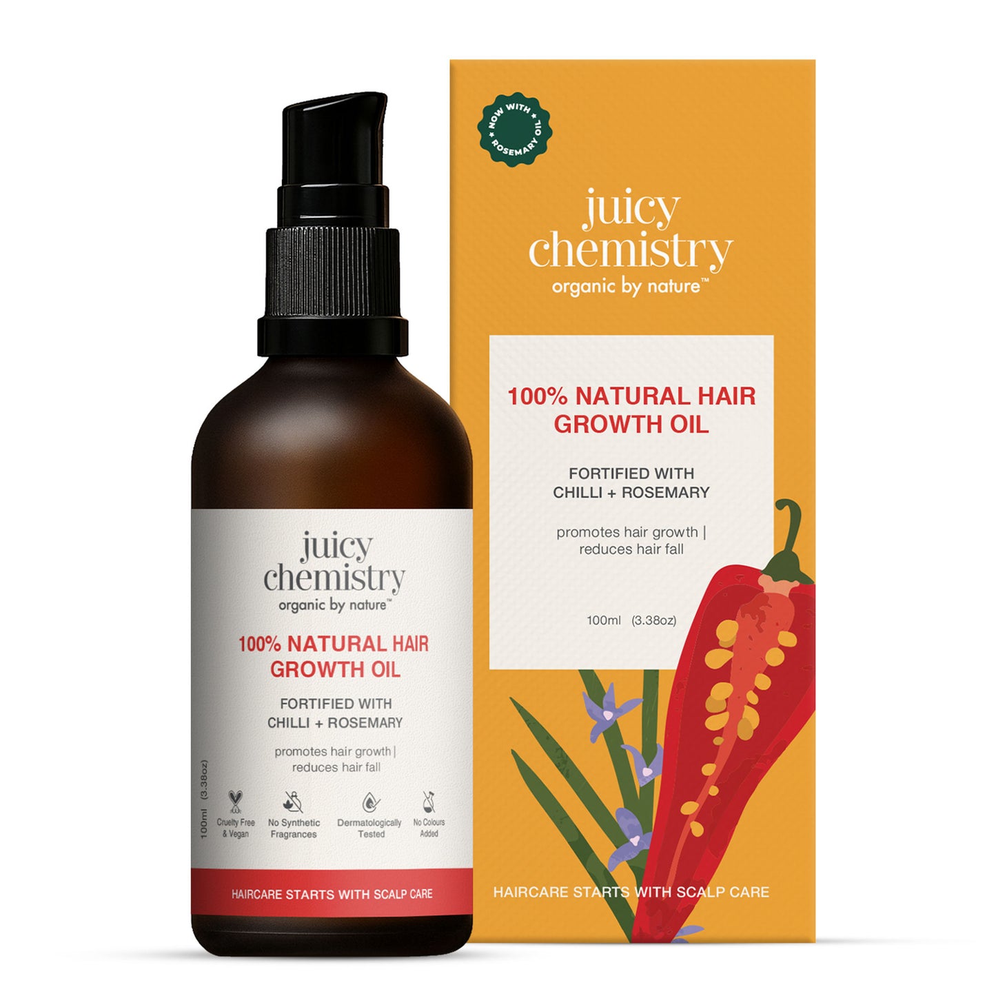 Juicy Chemistry 100% Natural Hair Growth Oil