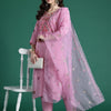 Dhiyona IE Floral Embroidered Kurta with Trousers & Dupatta