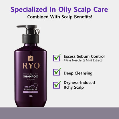 RYO Hair Loss Expert Care Shampoo For Oily Scalp