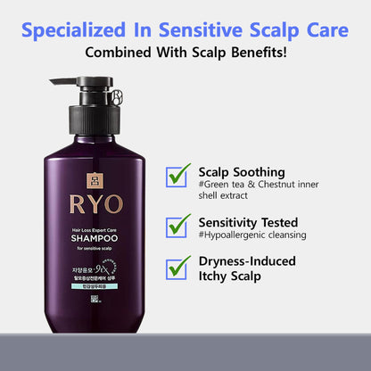 RYO Hair Loss Expert Care Shampoo For Sensitive Scalp