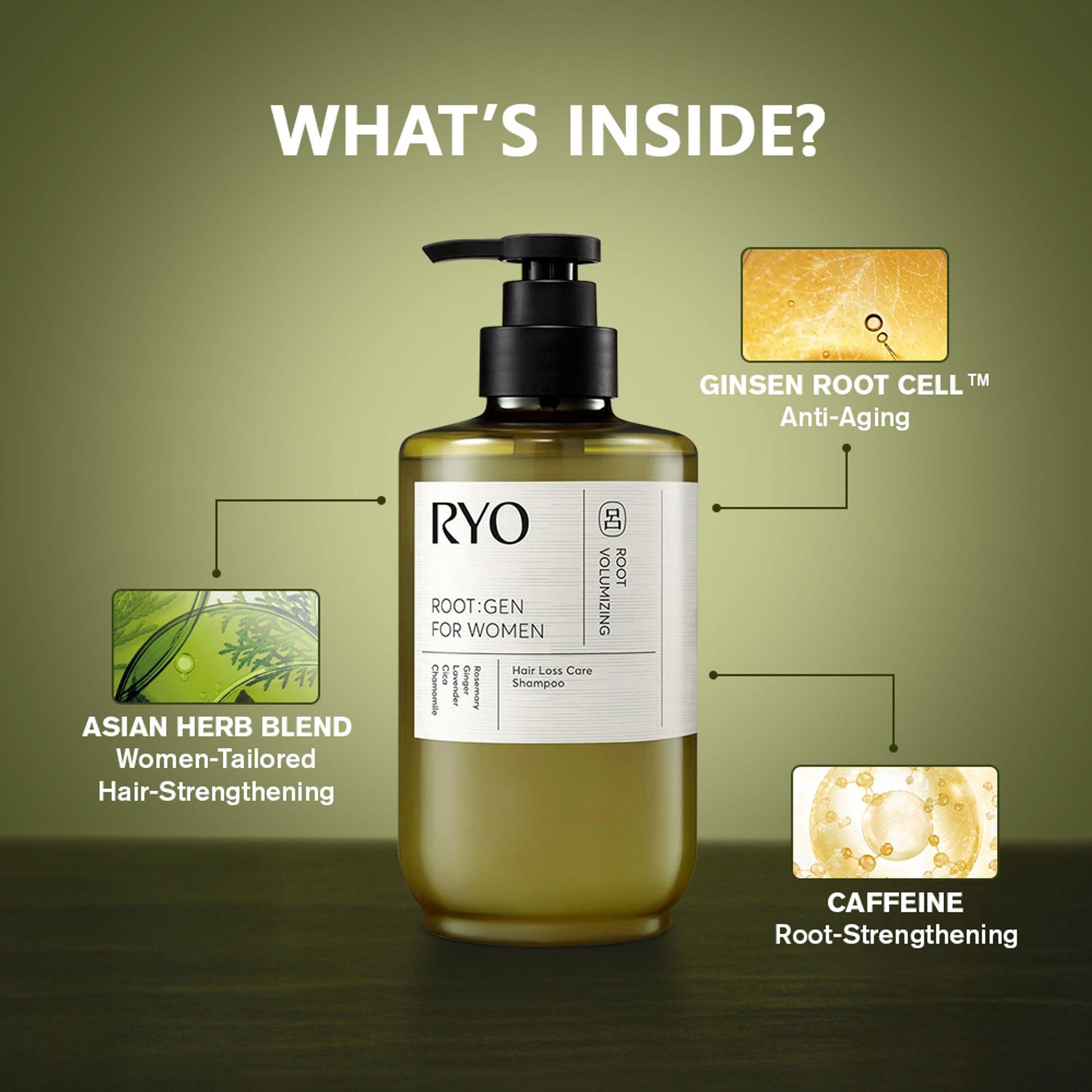 RYO Root: Gen Hair Loss Care Shampoo For Women