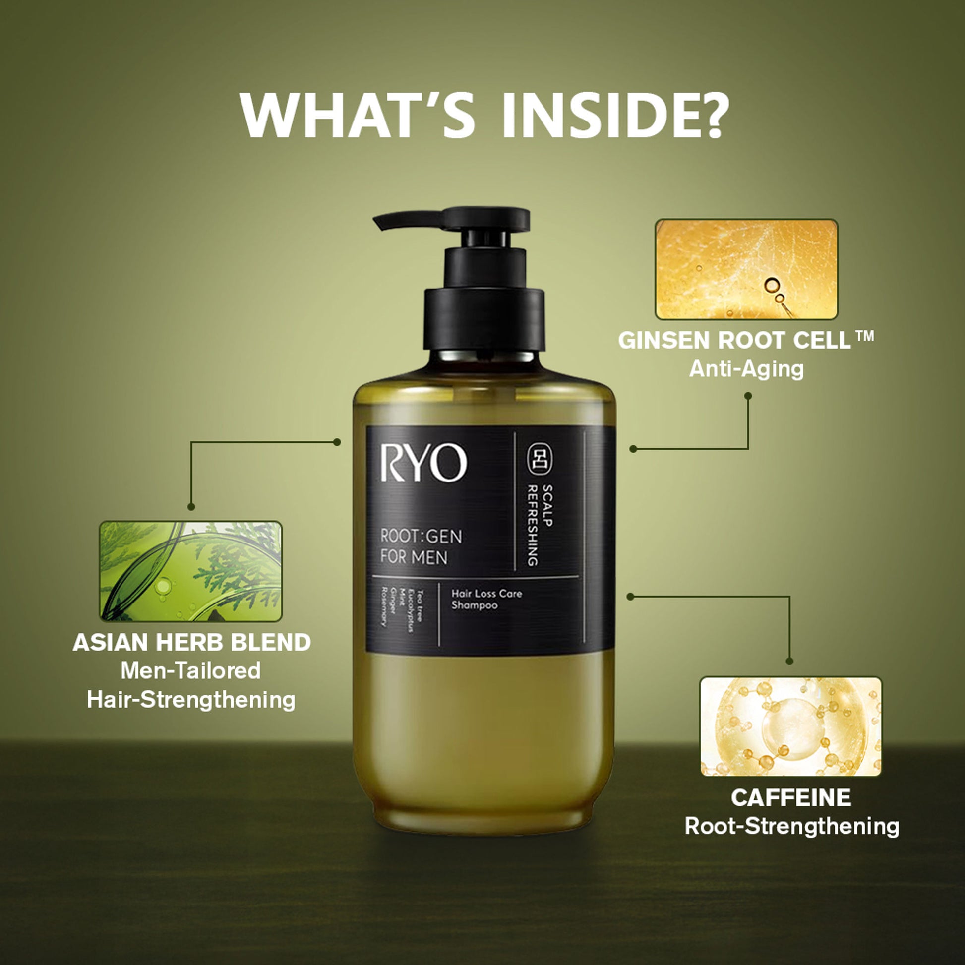 RYO Root: Gen Hair Loss Care Shampoo For Men