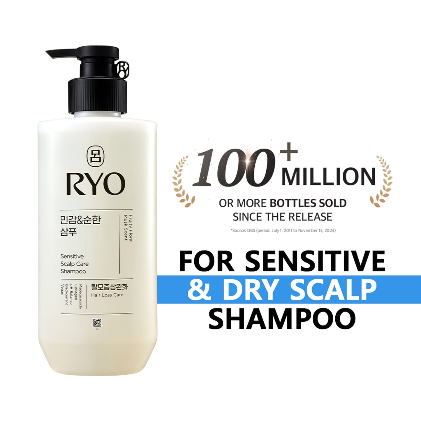 RYO Sensitive Scalp Care Shampoo