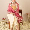 Dhiyona IE Women Ethnic Motifs Embroidered Regular Kurta with Trousers & With Dupatta