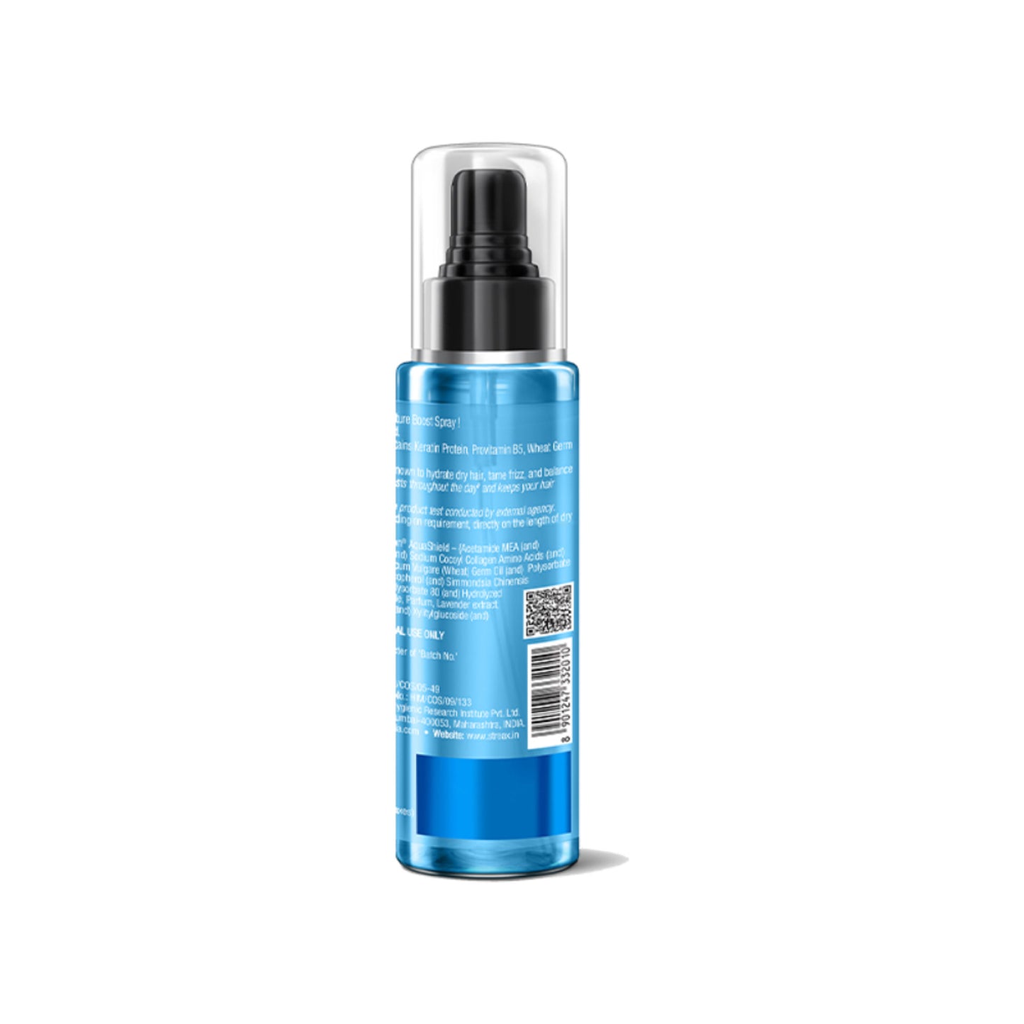 Streax Moisture Boost Spray Hair Serum, For Dry & Frizzy Hair