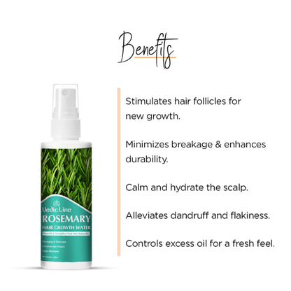 Vedic Line Rosemary Hair Growth Water With Rosemary Oil