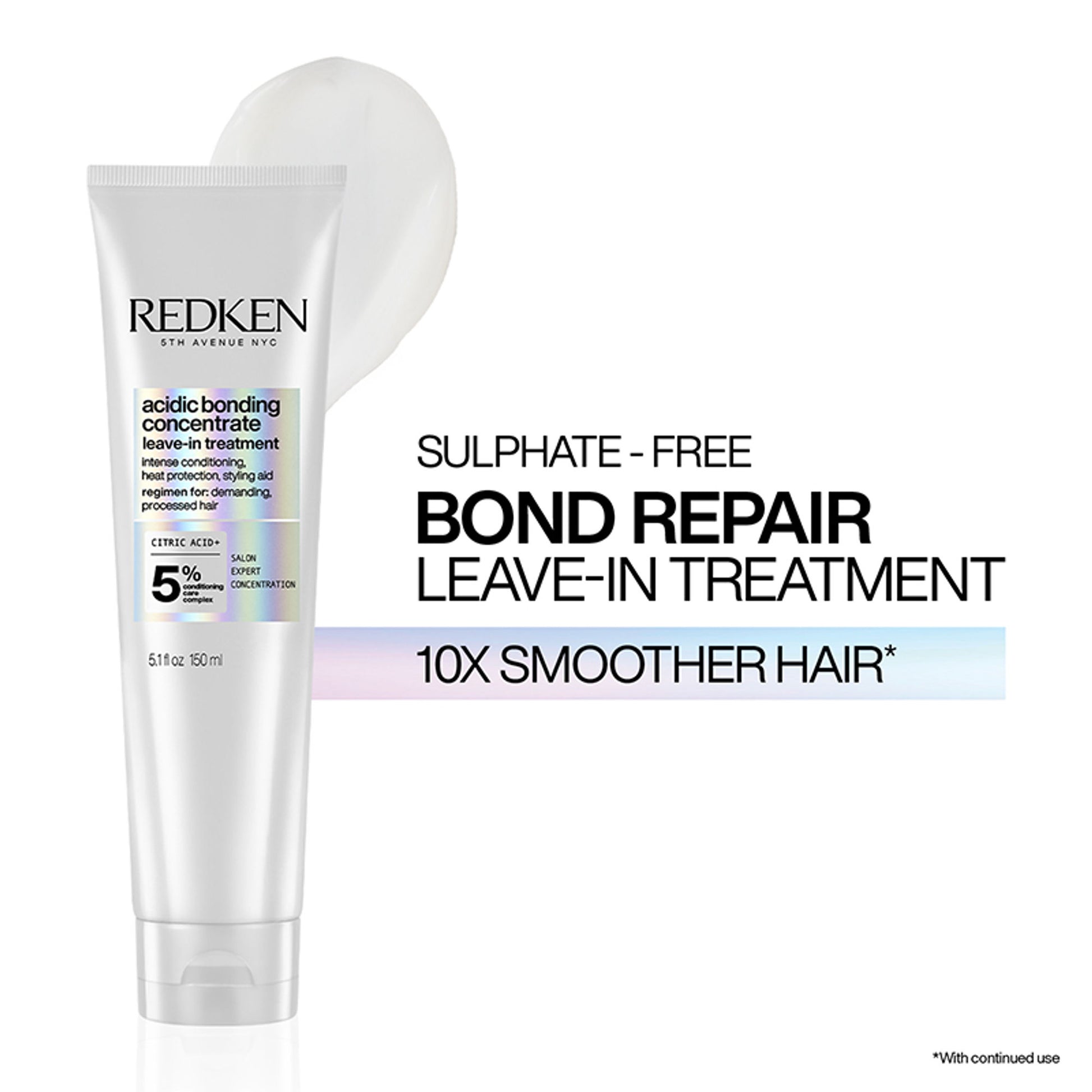 Redken Acidic Bonding Concentrate Leave-In Treatment - Bond Repair For Damaged Hair