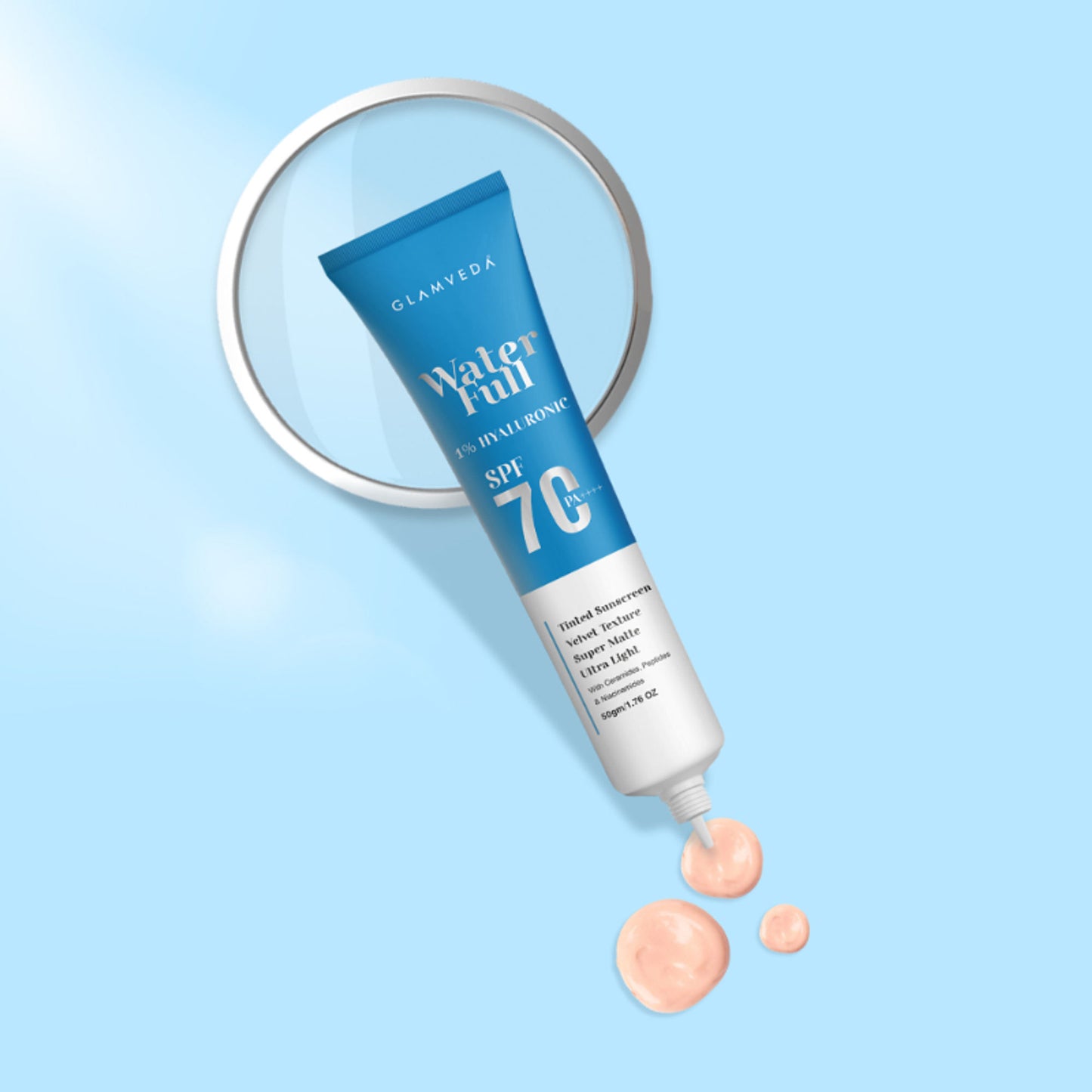 Glamveda Water Full 1% Hyaluronic Sunscreen
