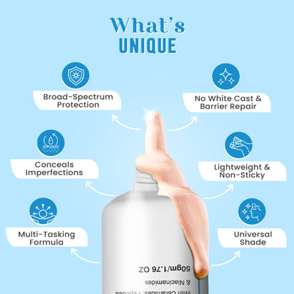 Glamveda Water Full 1% Hyaluronic Sunscreen