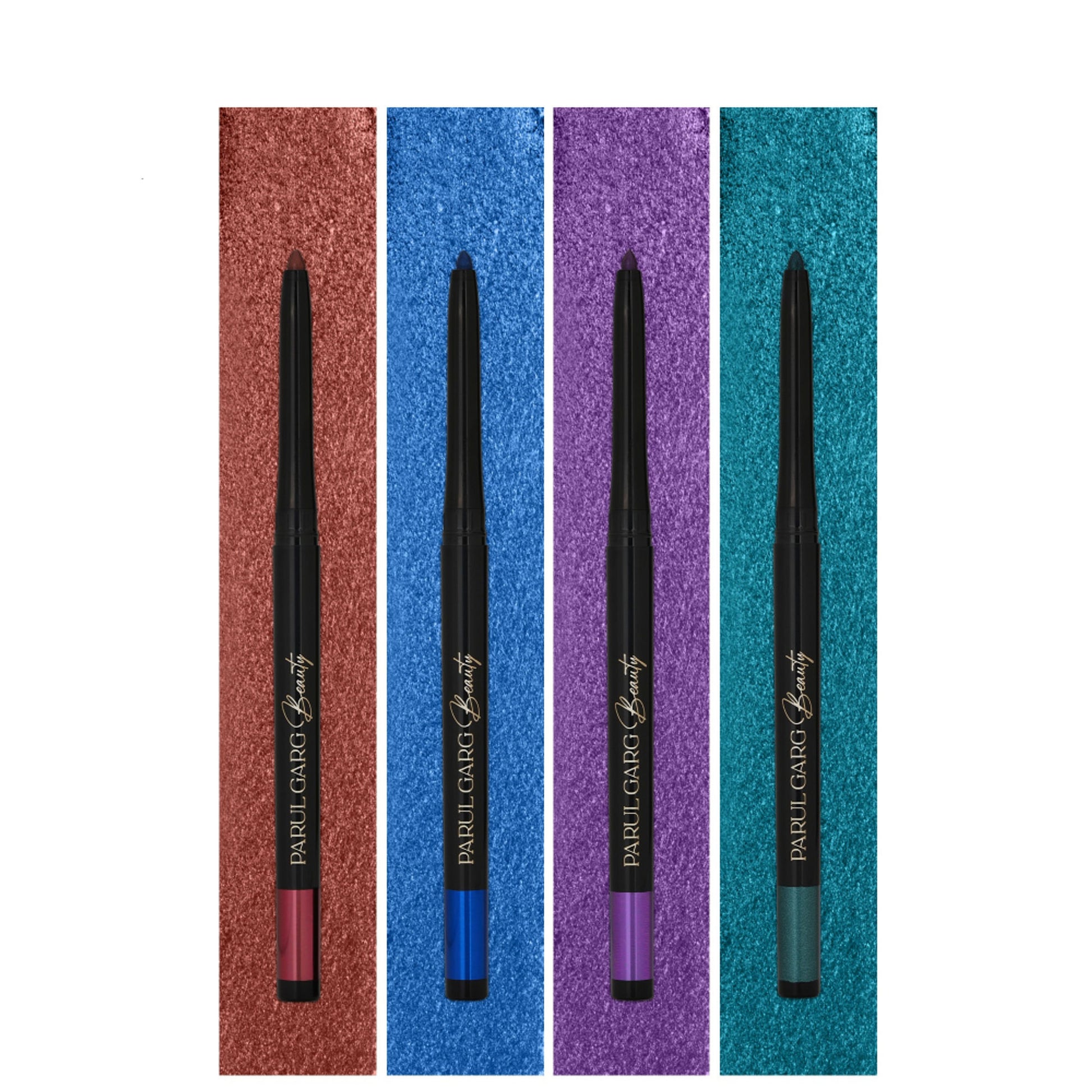 Parul Garg Beauty Bold Define Kajal Smudge-Proof, Long-Lasting (Shimmer Bright, Pack Of 4)