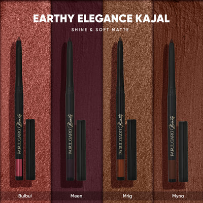 Parul Garg Beauty Bold Define Kajal Smudge-Proof, Long-Lasting (Earthy Elegance, Pack Of 4)