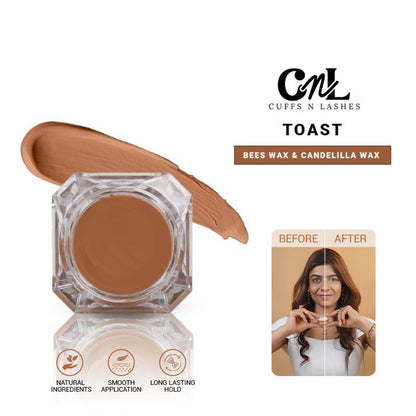 Cuffs N Lashes Cover Pot Concealer For Scars, Dark Circles, Acne & Pigmentation - Toast