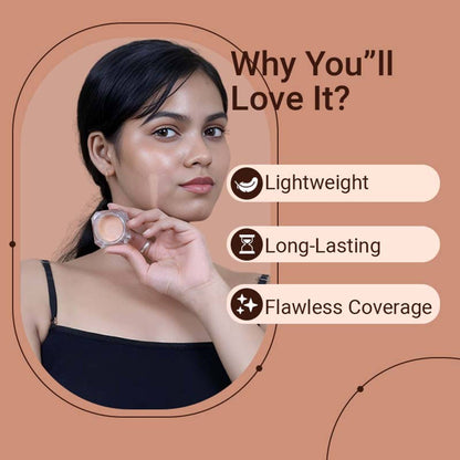 Cuffs N Lashes Cover Pot Concealer For Scars, Dark Circles, Acne & Pigmentation - Toast