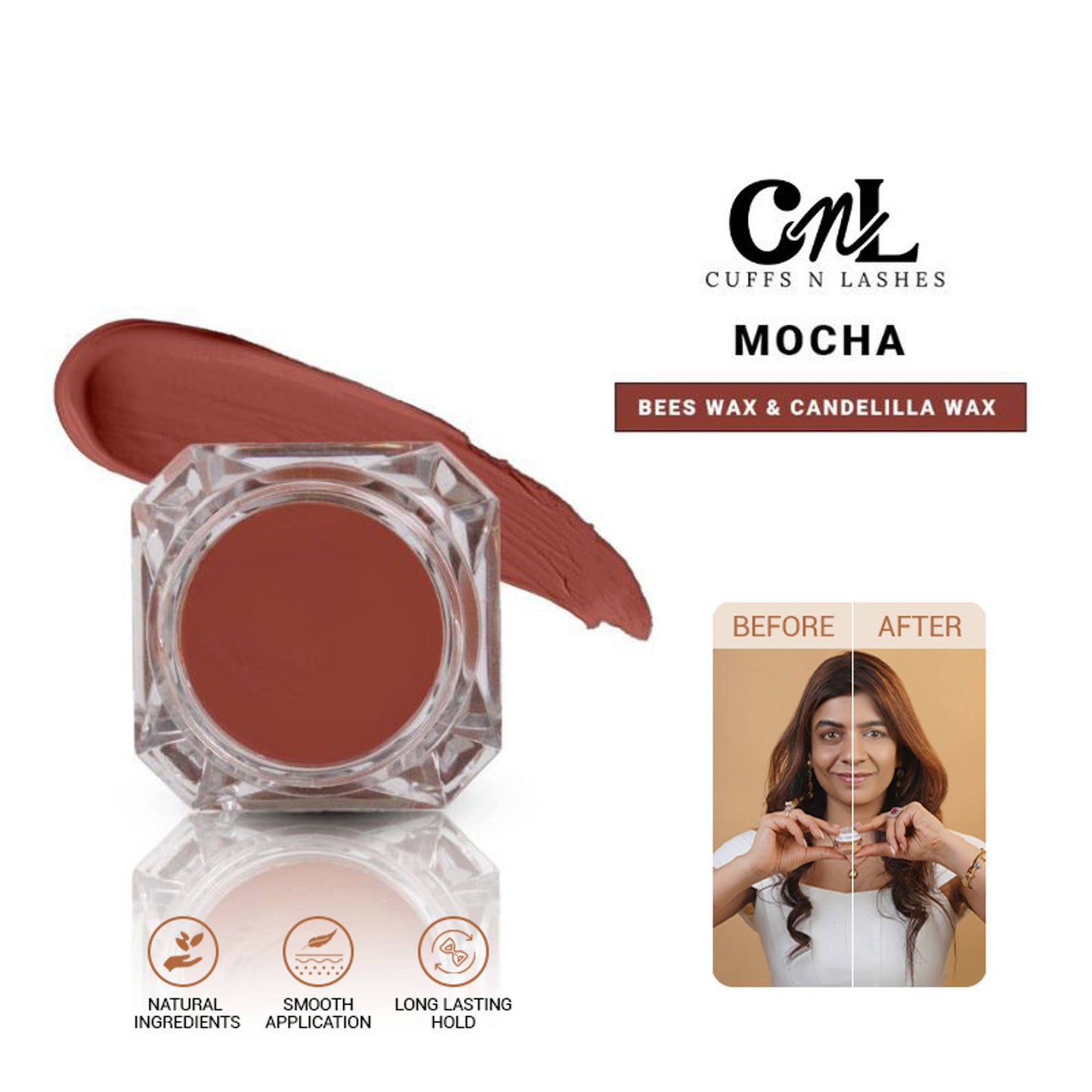 Cuffs N Lashes Cover Pot Concealer For Scars, Dark Circles, Acne & Pigmentation - Mocha
