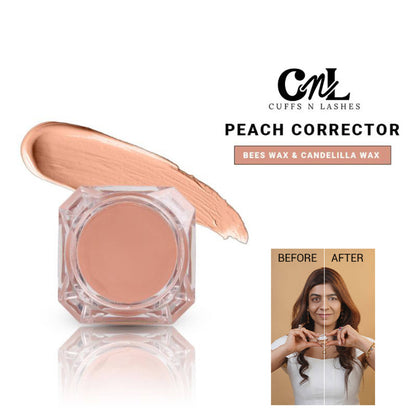 Cuffs N Lashes Cover Pot Concealer For Scars, Dark Circles, Acne & Pigmentation - Peach Corrector