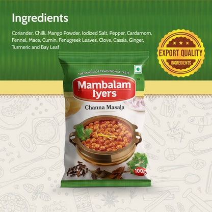 Mambalam Iyers Channa Masala Powder