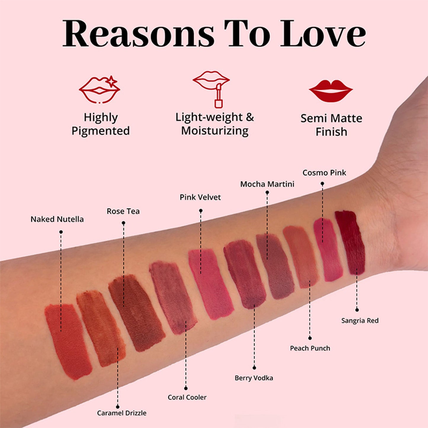 ENN Transferproof Matte Liquid Lipstick - Mocha Martini