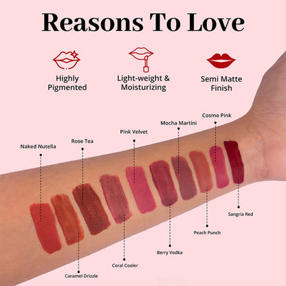 ENN Transferproof Matte Liquid Lipstick - Mocha Martini