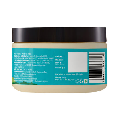 Pilgrim Amazonian Patua & Keratin Smoothening Hair Mask for Dry Damaged & Frizzy Hair Paraben Free