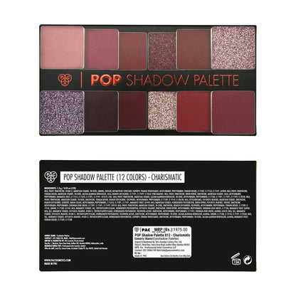 PAC Pop Shadow Palette X12 - Charismatic