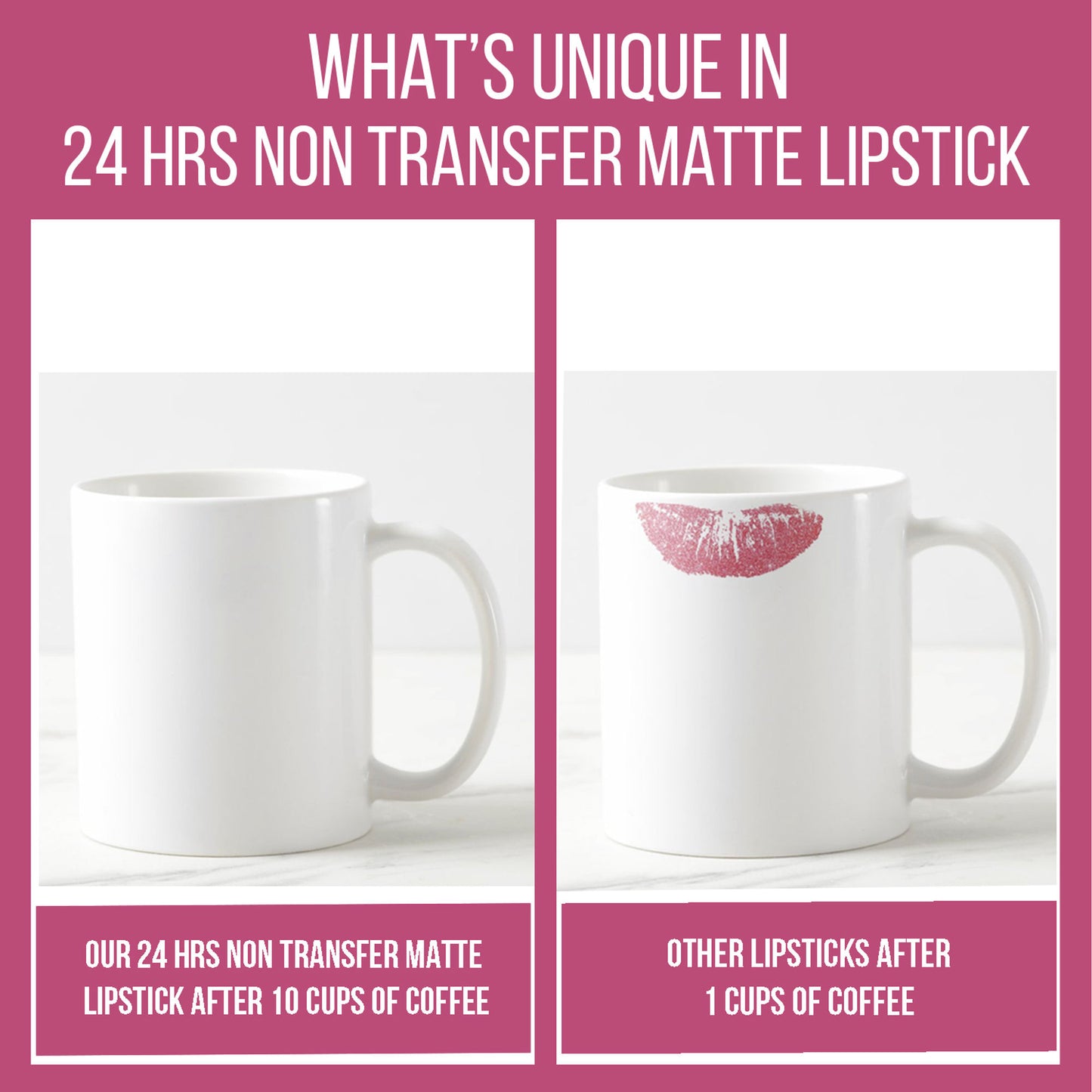 Insight Cosmetics 24 Hrs Non Transfer Matte Lipstick, Creamy Texture Matte Finish, Waterproof - Blood Lust