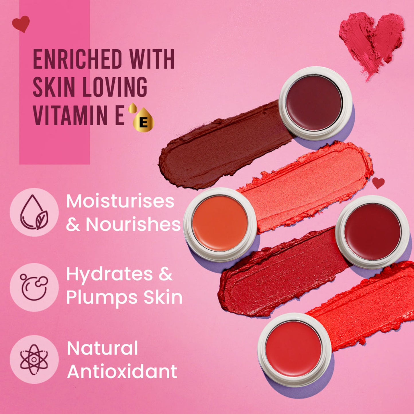 Insight Cosmetics Blusher With Vitamin E, Multi Use Super Pigmented, Dewy Finish - Raspberry Gelato