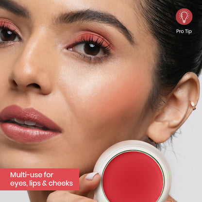 Insight Cosmetics Blusher With Vitamin E, Multi Use Super Pigmented, Dewy Finish - Watermelon Popsicle