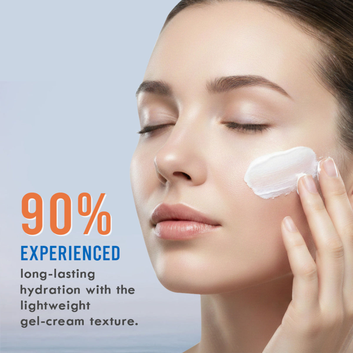 Glamveda 1% Hyaluronic Acid Sunscreen SPF 60 PA+++ No White Cast & Sweat Resistant, All Skin Type
