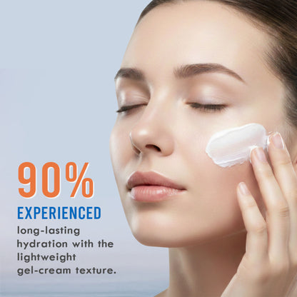 Glamveda 1% Hyaluronic Acid Sunscreen SPF 60 PA+++ No White Cast & Sweat Resistant, All Skin Type
