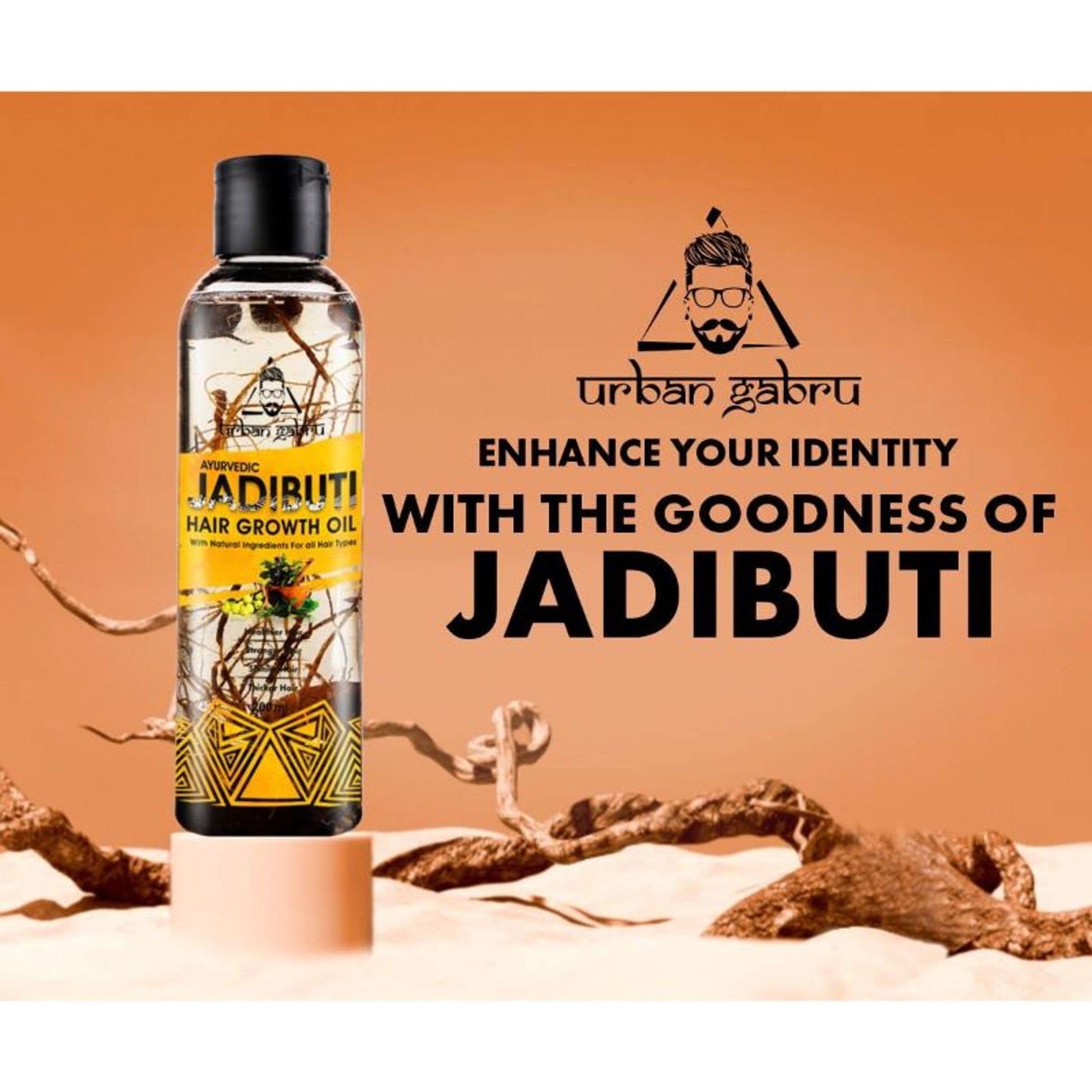 UrbanGabru Ayurvedic Jadibuti Hair Oil