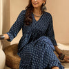 Dhiyona IE Women Ethnic Motifs Printed Empire Pure Cotton Kurta with Trousers