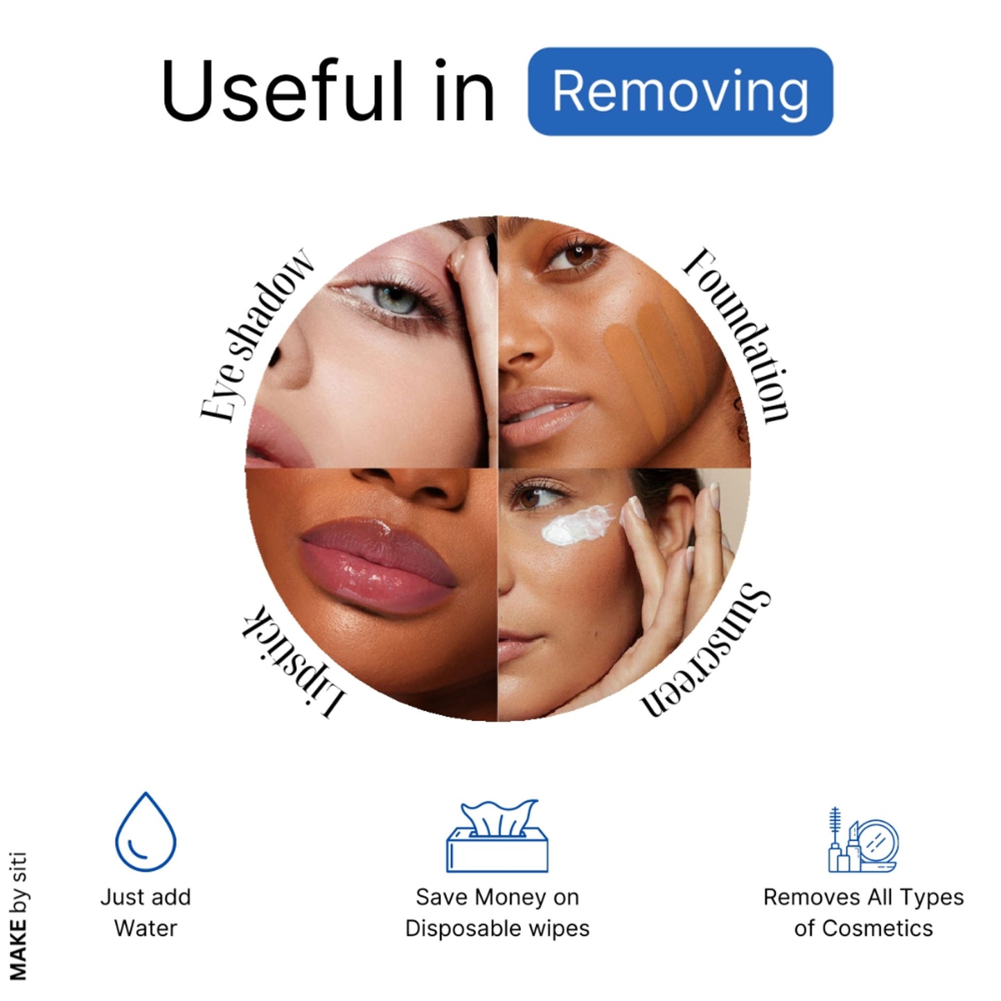 MAKEUP BY SITI Microfiber Face & Eye Makeup Removal Towel