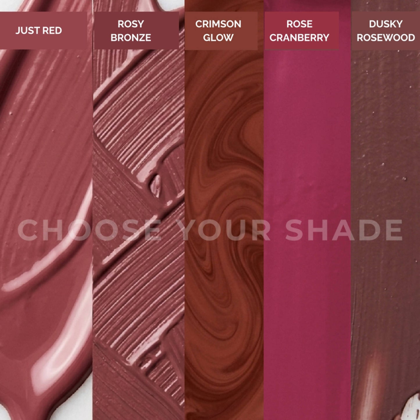 MAKEUP BY SITI Luxe Matte Waterproof, Non-Transfer, Long Lasting Liquid Lipstick - Pack of 5